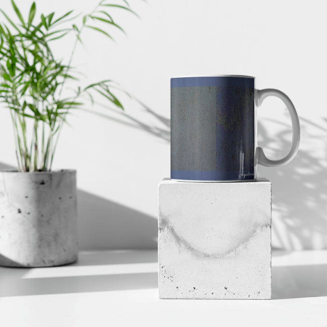 Into The Midnight Ceramic Mug, Stars Design for Coffee and Tea Lovers | by Victory In Wellness