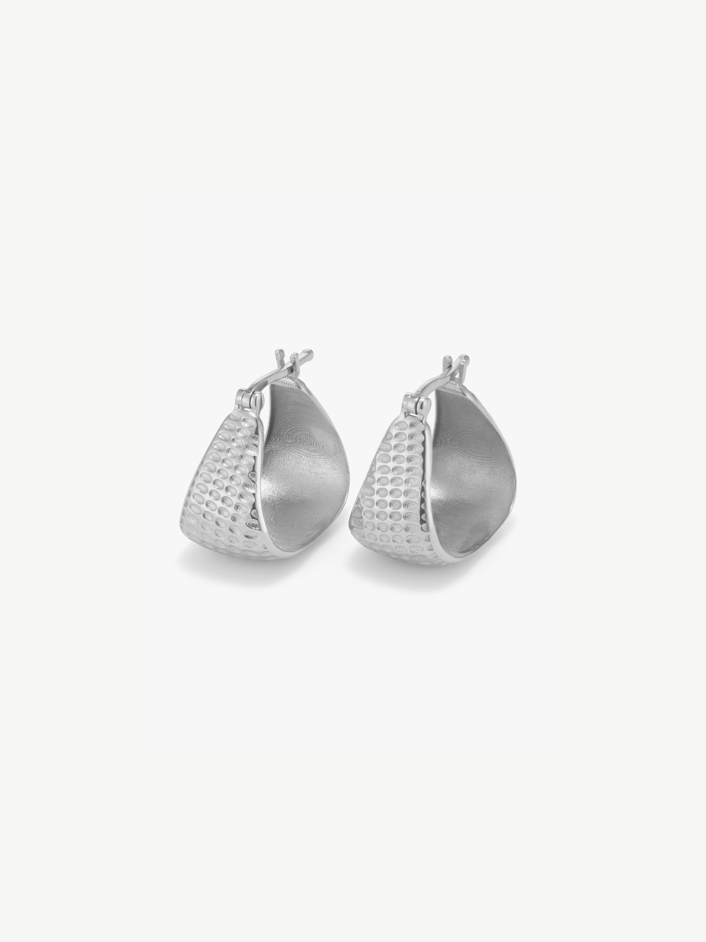 Sterling Silver Mini hoop earrings – Angela | No More Nobody
