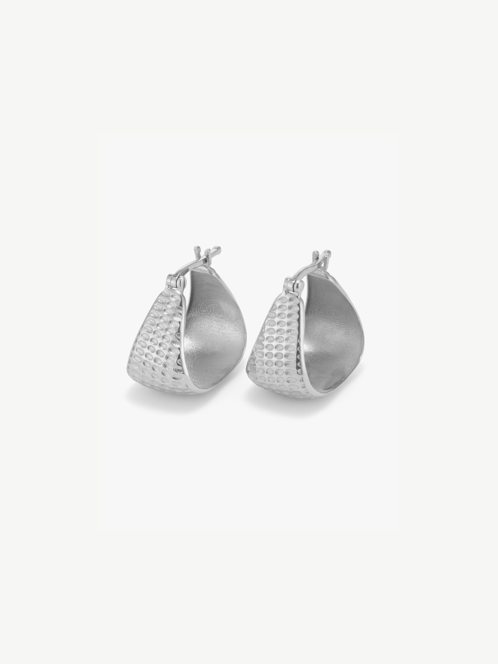 Sterling Silver Mini hoop earrings – Angela | No More Nobody