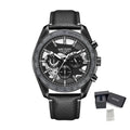 MEGIR Luxury Men's Business Casual Watches Leather Waterproof Quartz Chronograph Male Clock Wristwatch Relogio Masculino 8408