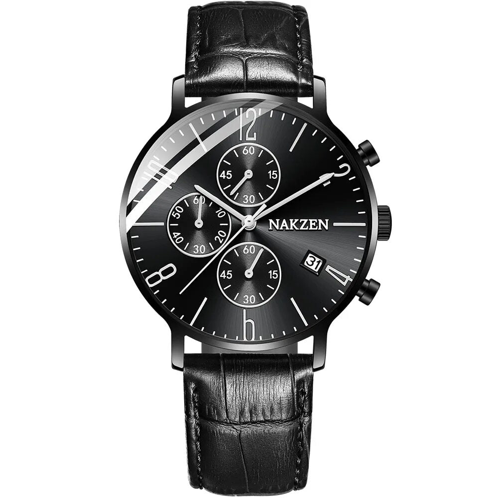NAKZEN 2018 New Watches Men Luxury Brand Chronograph Man Sports Watches Waterproof Full Steel Quartz Watch Relogio Masculino 5056