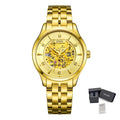MEGIR Luxury Men Watches Waterproof Automatic Mechanical Watch Stainless Steel Sapphire Gold Business WristWatch Reloj Hombre 62058