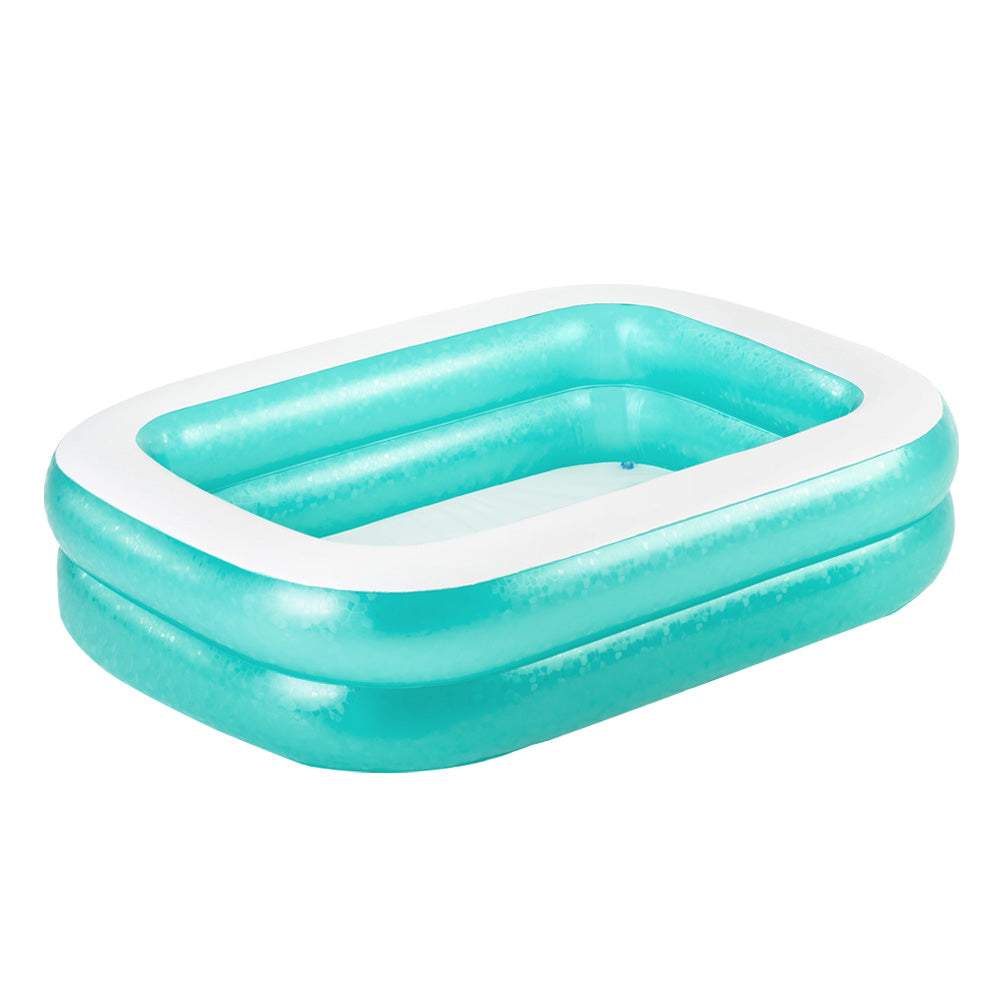 NNEDSZ Kids Pool 200x146x48cm Inflatable Above Ground Swimming Pools 450L