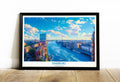 Hamburg Travel Poster - Hamburg Poster - Germany Wall Art - Elbphilharmonie - Germany Art Lover Gift