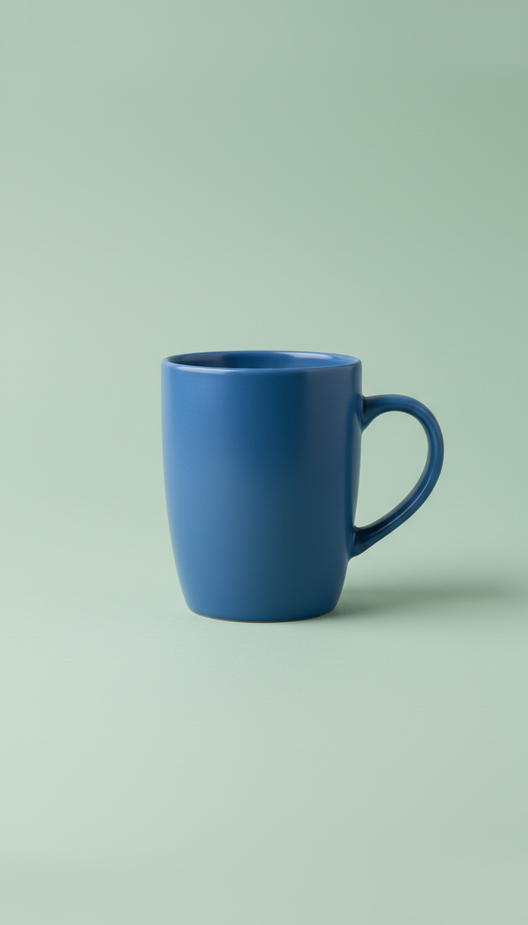Serene Blue Ceramic Mug