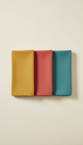 Cotton Kitchen Towel Trio Soft Weave