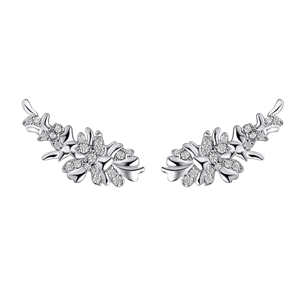 Laura Ashley Fashion Wild Meadow Crawler Earrings