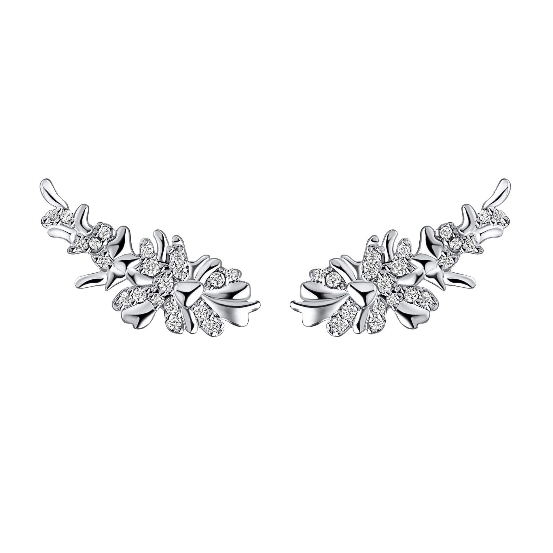 Laura Ashley Fashion Wild Meadow Crawler Earrings