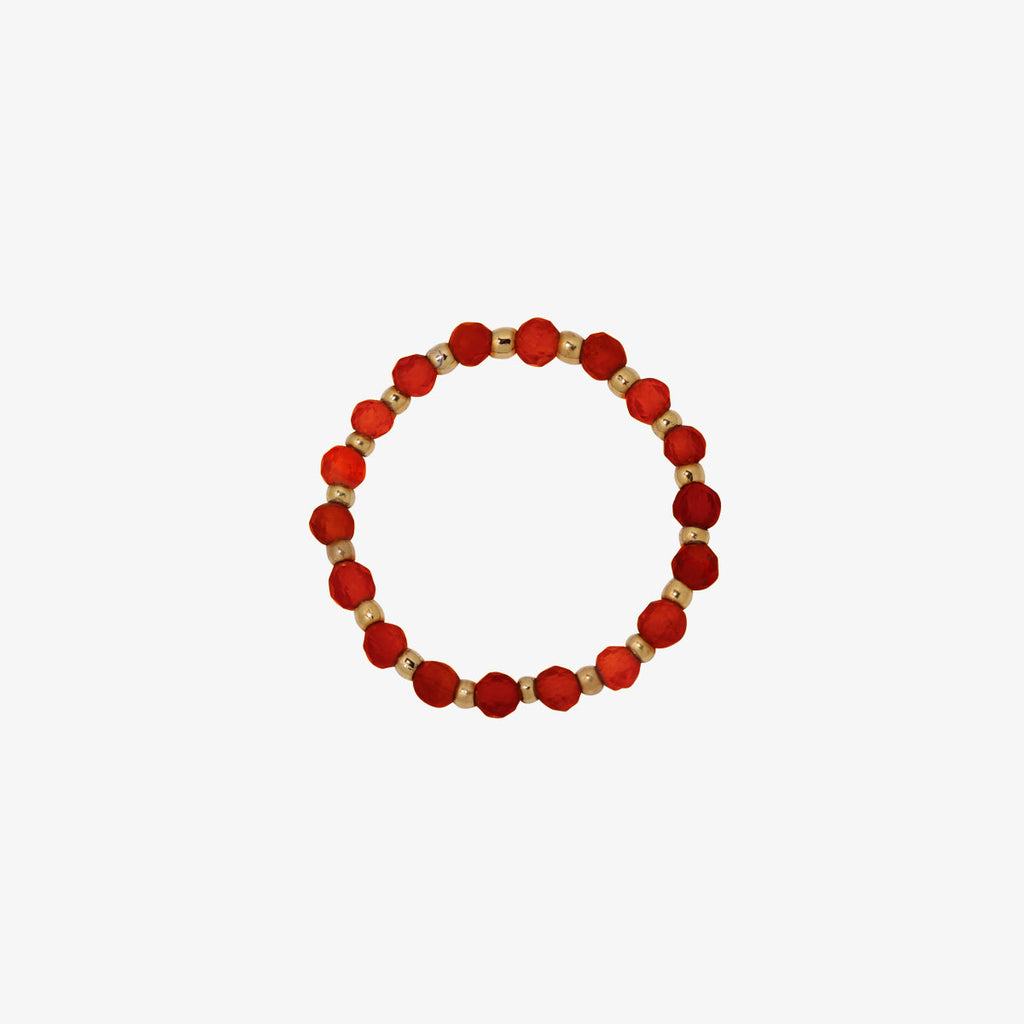 Stretched gemstone ring